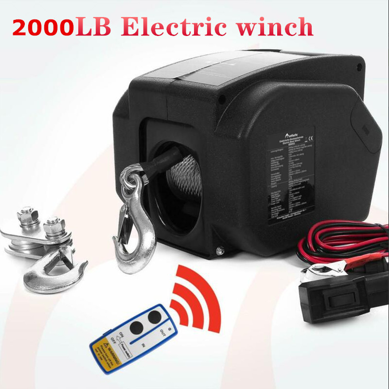 海上で使用するためのワイヤレス電動ウインチ,12v 3500 - Fishing Boat Anchor Winch のレビューと価格