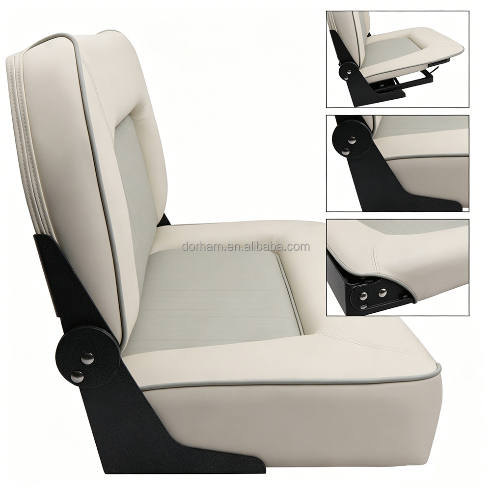 マリン用ダブル折りたたみ式ボートシート、ローバック、高密度ク - Fishing Boat Seat のレビューと価格