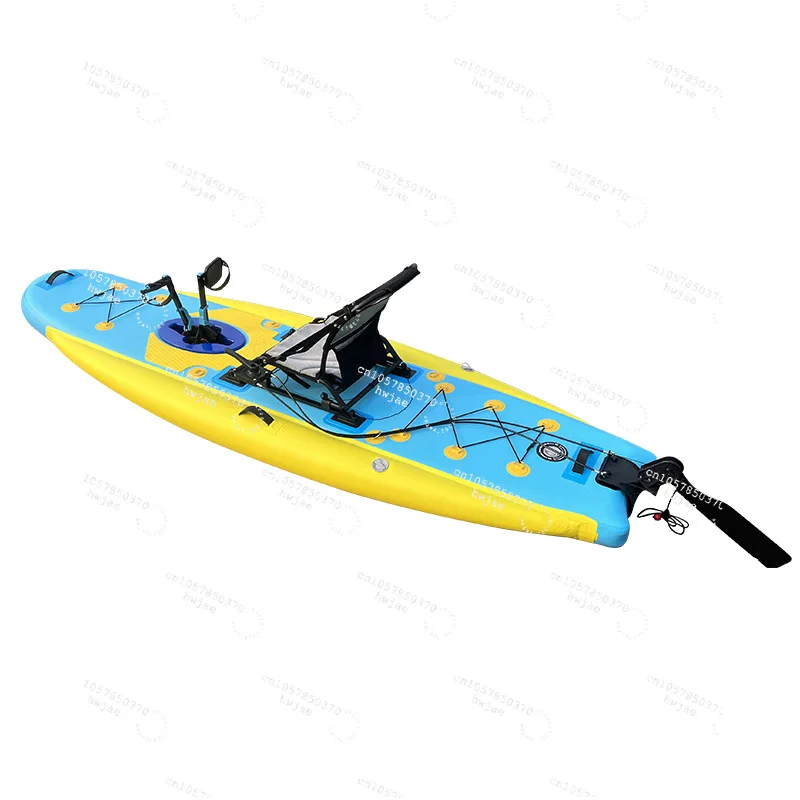 カスタムロゴ入りインフレータブルペダルカヤック1人乗りスポー - Fishing Boat Inflatable のレビューと価格